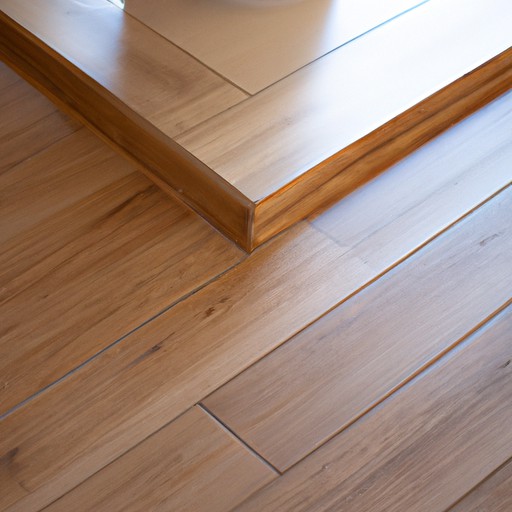 תמונה של רצפת עץ מטופחת בסלון נעים